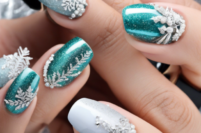 Seasonal Nail Trends: Winter wonderland and New Year’s Eve inspirations.